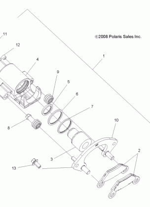 BRAKES REAR CALIPER - A17SXS95CL