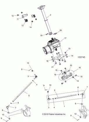 STEERING STEERING POST ASM. - A17SXS95CL (100745)