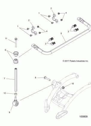 SUSPENSION STABILIZER BAR - A17SXS95CL (100809)