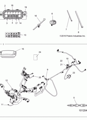 ELECTRICAL HARNESS - A17SXS95CL (101204)