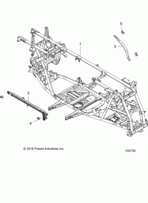 CHASSIS MAIN FRAME - A17SXS95FL (100738)