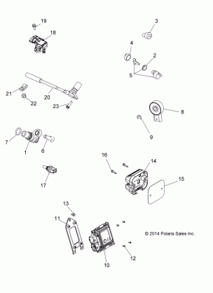 ELECTRICAL SWITCHES SENSORS and ECM - A17SDE57N2 / A57N2 (49ATVELECT15570MD)