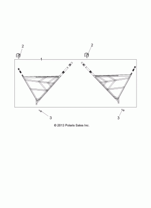 BODY SIDE NETS - A17DAA57A5 (49ATVNETS14325)