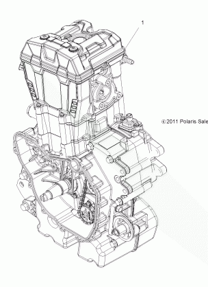 ENGINE LONG BLOCK - A17DAA57A5 (49RGRSB12RZR570)