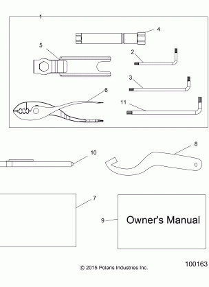 REFERENCES TOOL KIT and OWNERS MANUAL - A17DAA57A5 (100163)