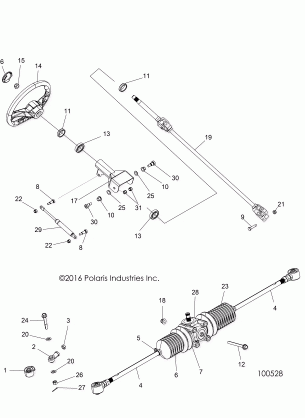 STEERING STEERING ASM. - A17DAA57A5 (100528)