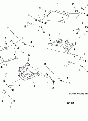 SUSPENSION REAR CONTROL ARMS - A17DAA57F5 (100859)