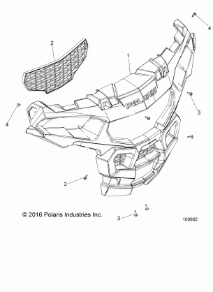 BODY BUMPER FRONT - A17DCE87AU (100662)