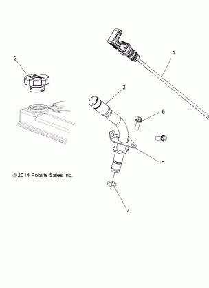 ENGINE OIL DIPSTICK - A17DCE87AU (49RGRDIPSTICK15RZR900)