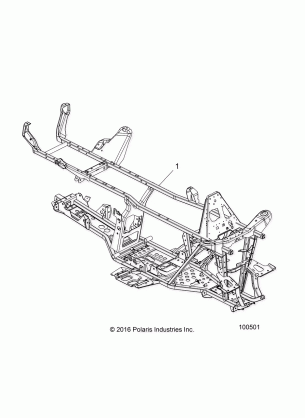 CHASSIS FRAME - A17SDS57C2 (100501)