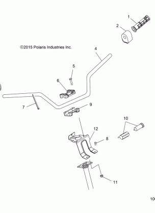 STEERING HANDLEBAR and CONTROLS - A17SDS57C2 (100332)