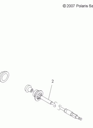 ENGINE CHOKE CABLE - A08BA32AA (49ATVCABLE08SCRAM)