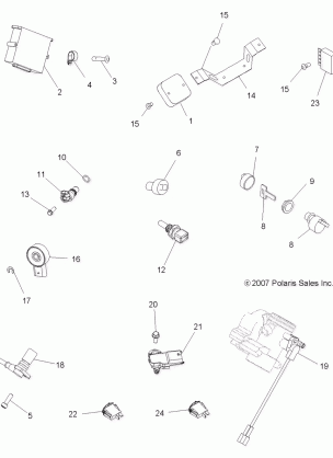 ELECTRICAL SWITCHES and SENSORS and ECM - A08DN76FC (49ATVELECT08SPTRG800I)