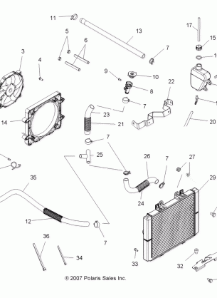 ENGINE COOLING SYSTEM - A08DN76FC (49ATVCOOL08SPTRG800)