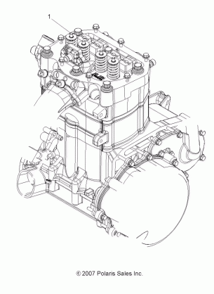 ENGINE SHORT BLOCK - A08DN76FC (49ATVENGINE08SPX27)