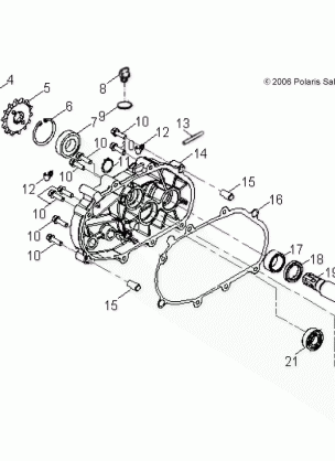 DRIVE TRAIN TRANSMISSION - A08KA05AB / AD (49ATVTRANSMISSION07PRED50)