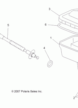 STEERING CONTROLS and THROTTLE - A08LB27AA (49ATVCONTROLS08HAWKINTL)