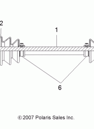 DRIVE TRAIN REAR DRIVE SHAFT - A08LH46AQ / AX / AZ (49ATVSHAFTDRIVERR08SP300)