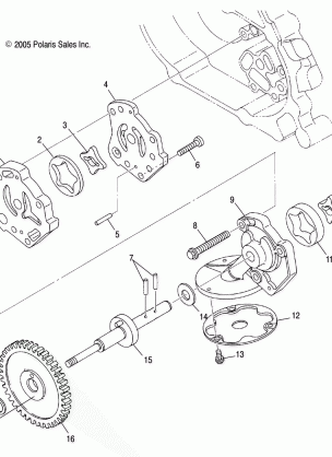 ENGINE OIL PUMP - A08MH50AX / AZ (4999200099920009D12)