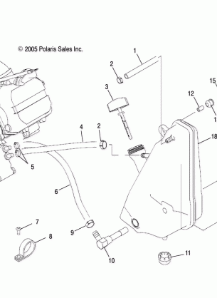 ENGINE OIL SYSTEM and OIL TANK - A08MH50SS / SQ (4999200059920005B01)