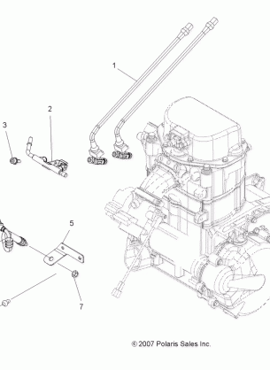 ENGINE FUEL INJECTOR - A08MH76SS / SF (49ATVFUELINJECT08SP800EFI)