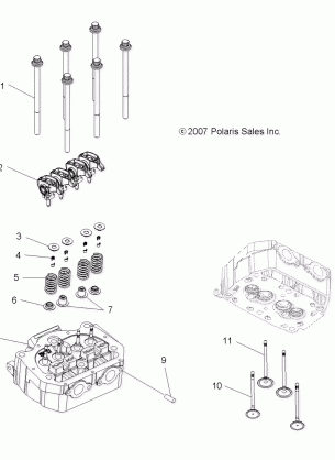 ENGINE VALVES - A08MH76SS / SF (49ATVAIRINTAKE08SP800EFI)