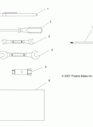 TOOLS TOOL KIT - A08MH76SS / SF (49ATVTOOL08SP800EFI)