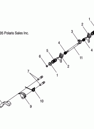 DRIVE TRAIN SHIFT FORKS - A08MN50AF / AN / AQ / AR / AS / AT / AW / AX (4999200059920005D02)