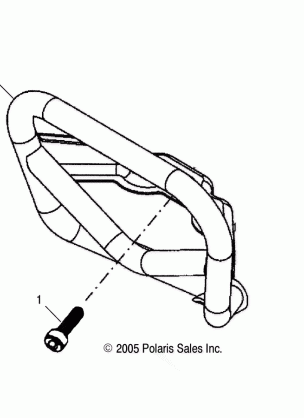 CHASSIS BUMPER - A08PB20AB / AD (49ATVBUMPER07PHX)