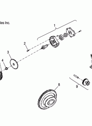 ENGINE GENERATOR / STARTING MOTOR - A08PB20AB / AD (49ATVSTARTER08PHX)