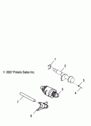 DRIVE TRAIN DRUM SHIFT - A08PB20EB (49ATVSHIFT08PHXQD)