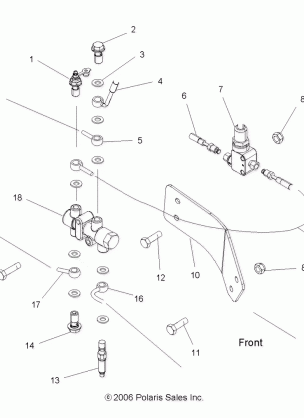 BRAKES VALVE SYSTEM - A08TN50EA (49ATVBRAKEVALVEX2QUAD)