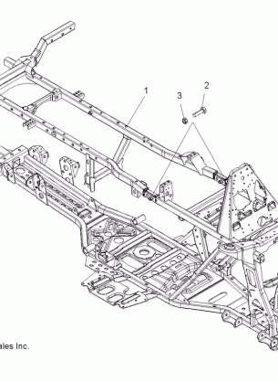 CHASSIS FRAME - A08TN76AA / AQ (49ATVFRAME08SPX25)