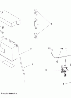 ELECTRICAL BATTERY - A08CA32AA (49ATVBATTERY08BOSS)