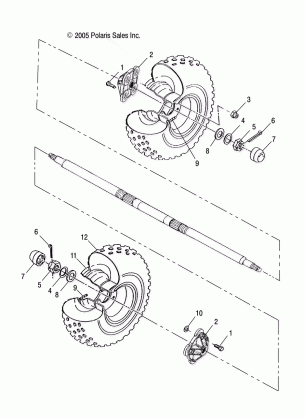 WHEELS REAR - A08CA32AA (4999202939920293B09)