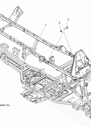 CHASSIS FRAME - A08DN50AF / AS / AW / AZ (49ATVFRAME08SPTRG500)