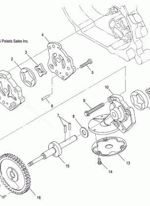 ENGINE OIL PUMP - A07BA50FA (4999201549920154D06)