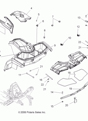 CAB FRONT - A07LB27AA / AC / LH27AA / AB / AC / AD / AL (49ATVCAB07HAWK)