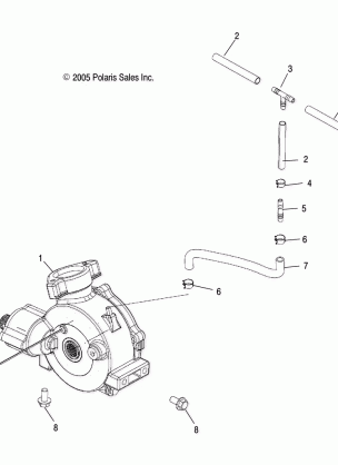 GEARCASE FRONT MOUNTING - A07LH27FB (4999206689920668D01)