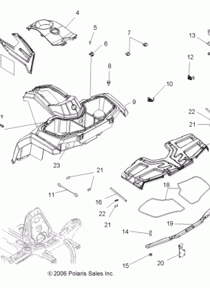 CAB FRONT - A07LB27FA / LH27FB (49ATVCAB07HAWKI)