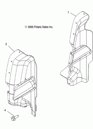 MUD GUARDS - A07LB27FA / LH27FB (4999202079920207A09)