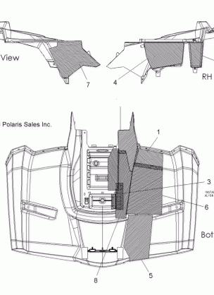 CAB REAR FOIL - A07LB27FA / LH27FB (49ATVCABFOIL07HAWK)