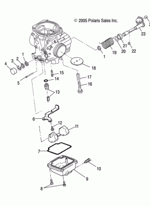 ENGINE CARBURETOR LOWER - A07LB27FA / LH27FB (4999202079920207D06)