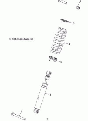 SUSPENSION SHOCK - A07LB27FA / LH27FB (4999202079920207C06)