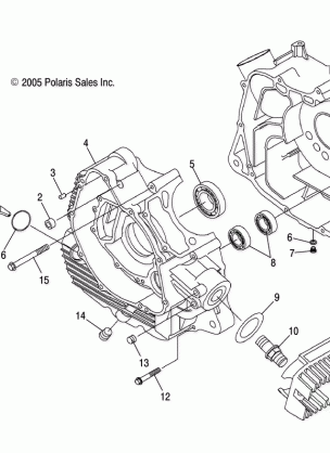 ENGINE CRANKCASE - AA07LB27FA / LH27FB (4999202079920207D01)