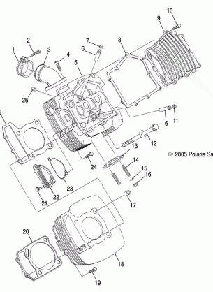 ENGINE CYLINDER - A07LB27FA / LH27FB (4999202079920207D02)