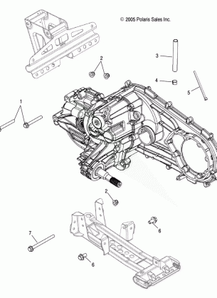 TRANSMISSION MOUNTING - A07LB27FA / LH27FB (4999202079920207C10)