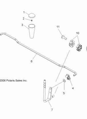 GEAR SELECTOR - A07MH46AA / AZ (49ATVGEARSELECTSP450)