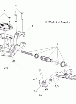 BRAKE HAND - A07MH46AA / AZ (49ATVMCLHSP450)