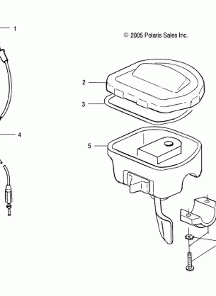 CONTROLS THROTTLE ASM. / CABLE - A07MH46AA / AZ (4999200059920005B07)